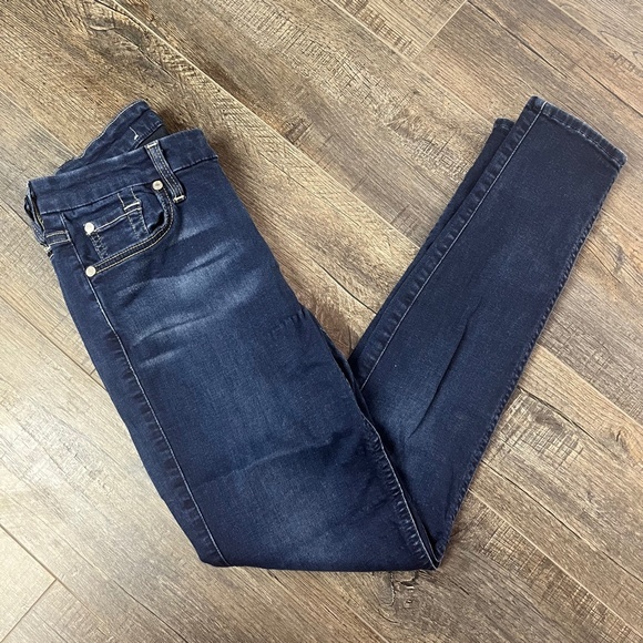 7 For All Mankind Skinny Jeans Pants Denim ((size 26)) - Picture 4 of 9